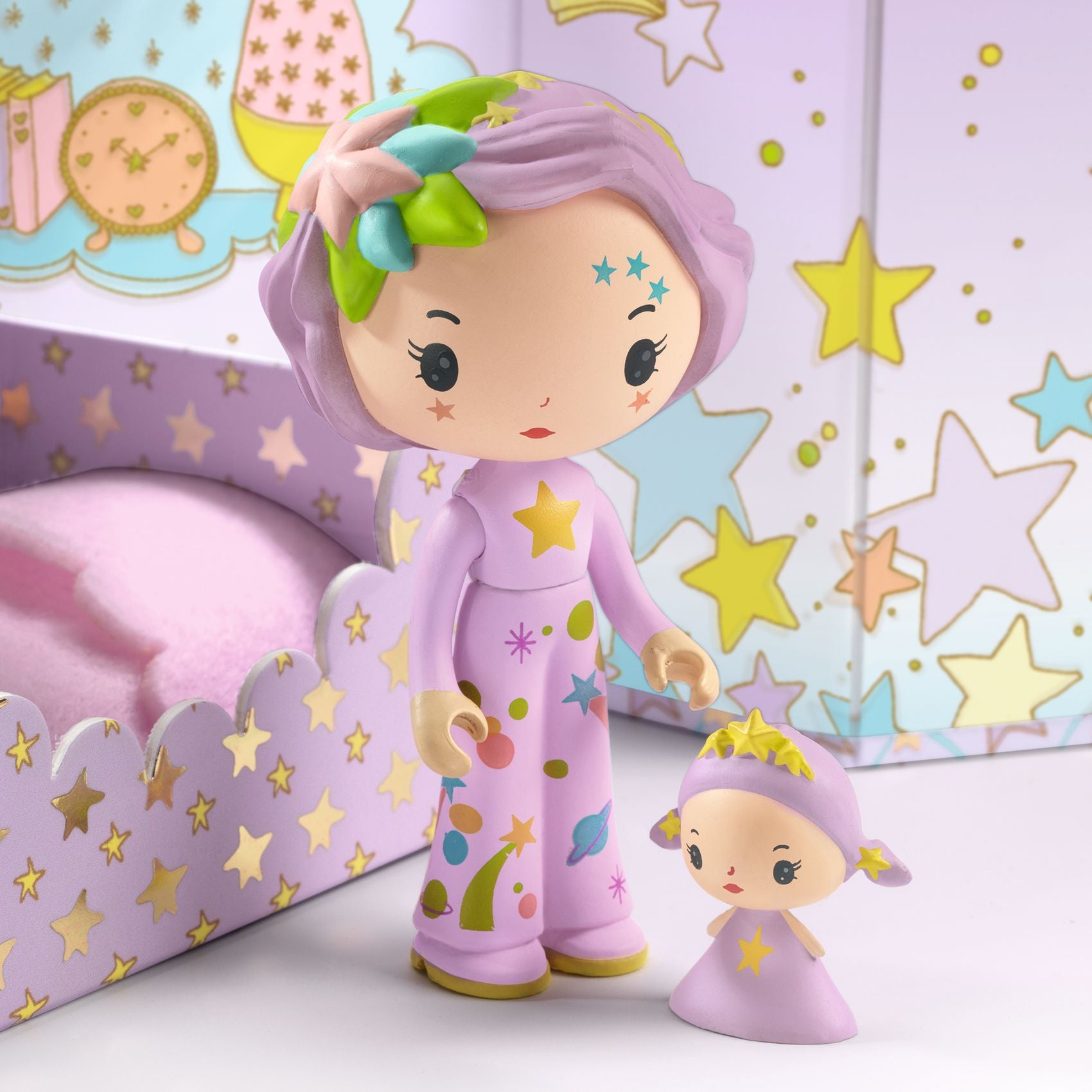Alternative view of Tinyly Violet Tinyroom with Figurines