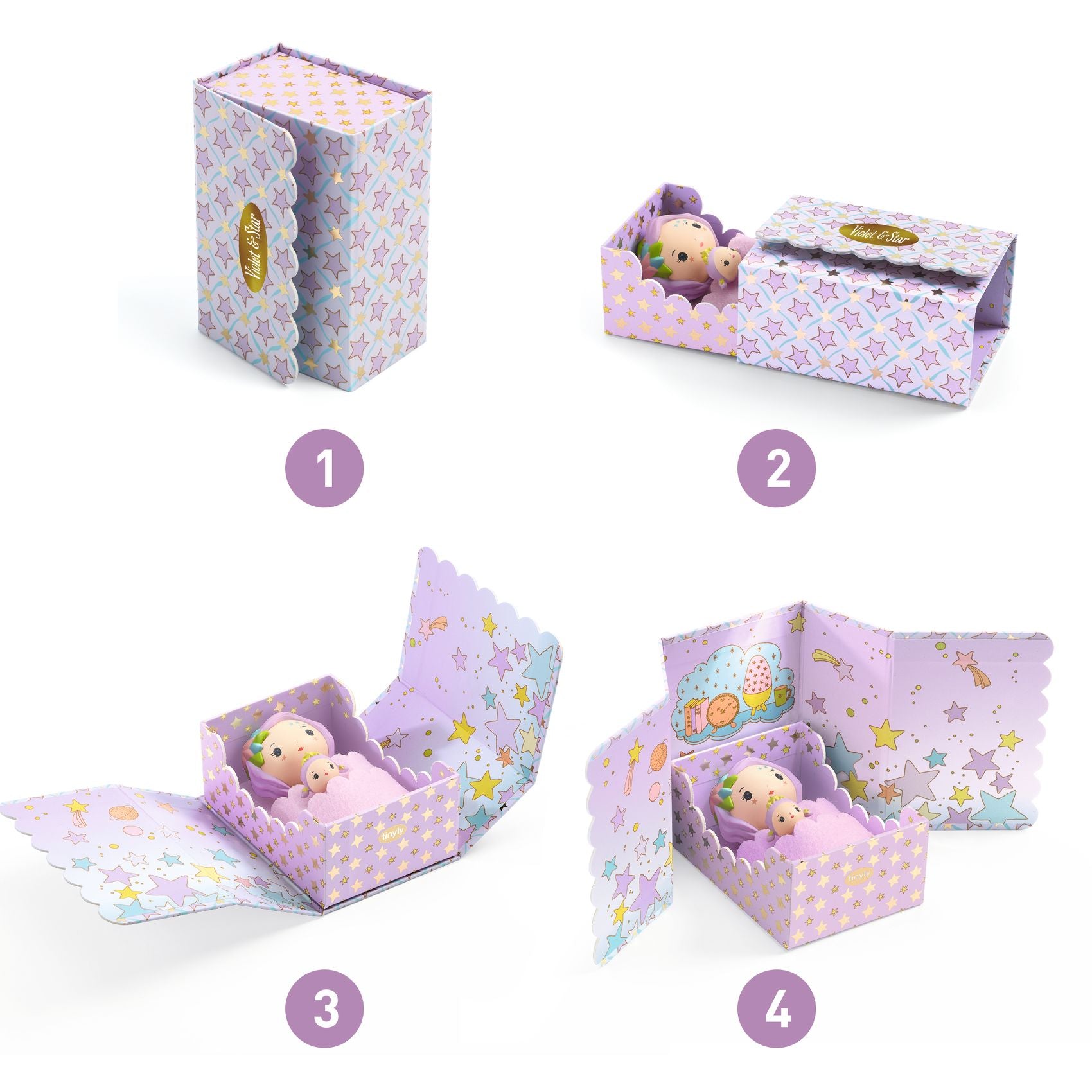Tinyly Violet Tinyroom with Figurines - Image 6