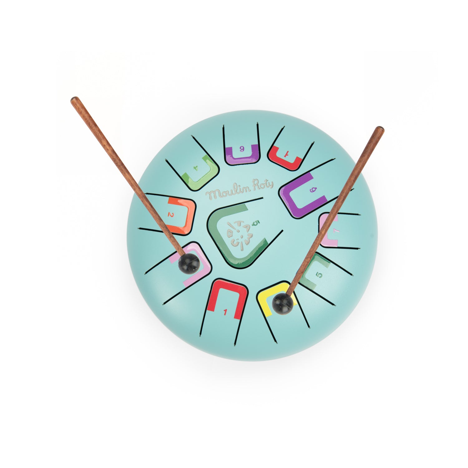 Alternative view of Tongue Drum Large - Light Blue
