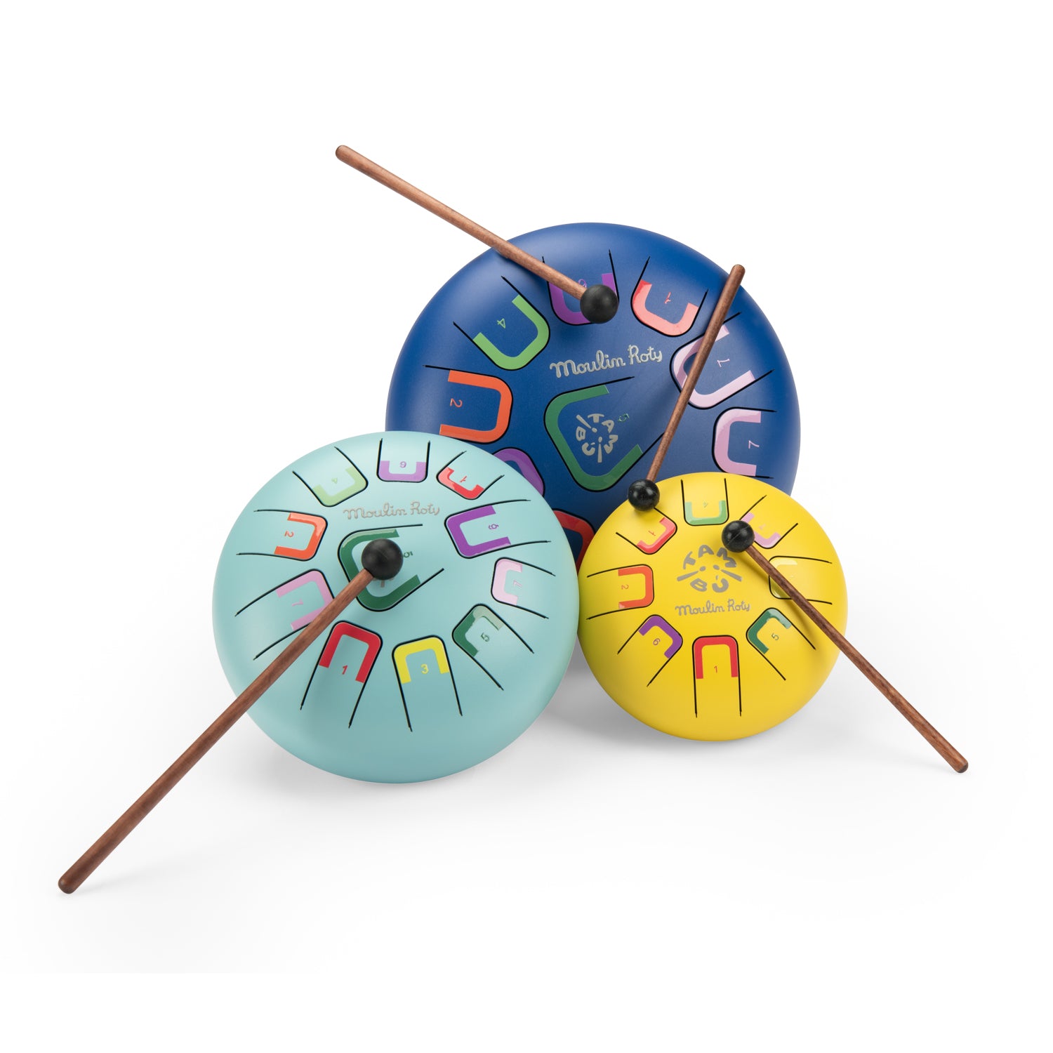 Tongue Drum Large - Light Blue - Image 6