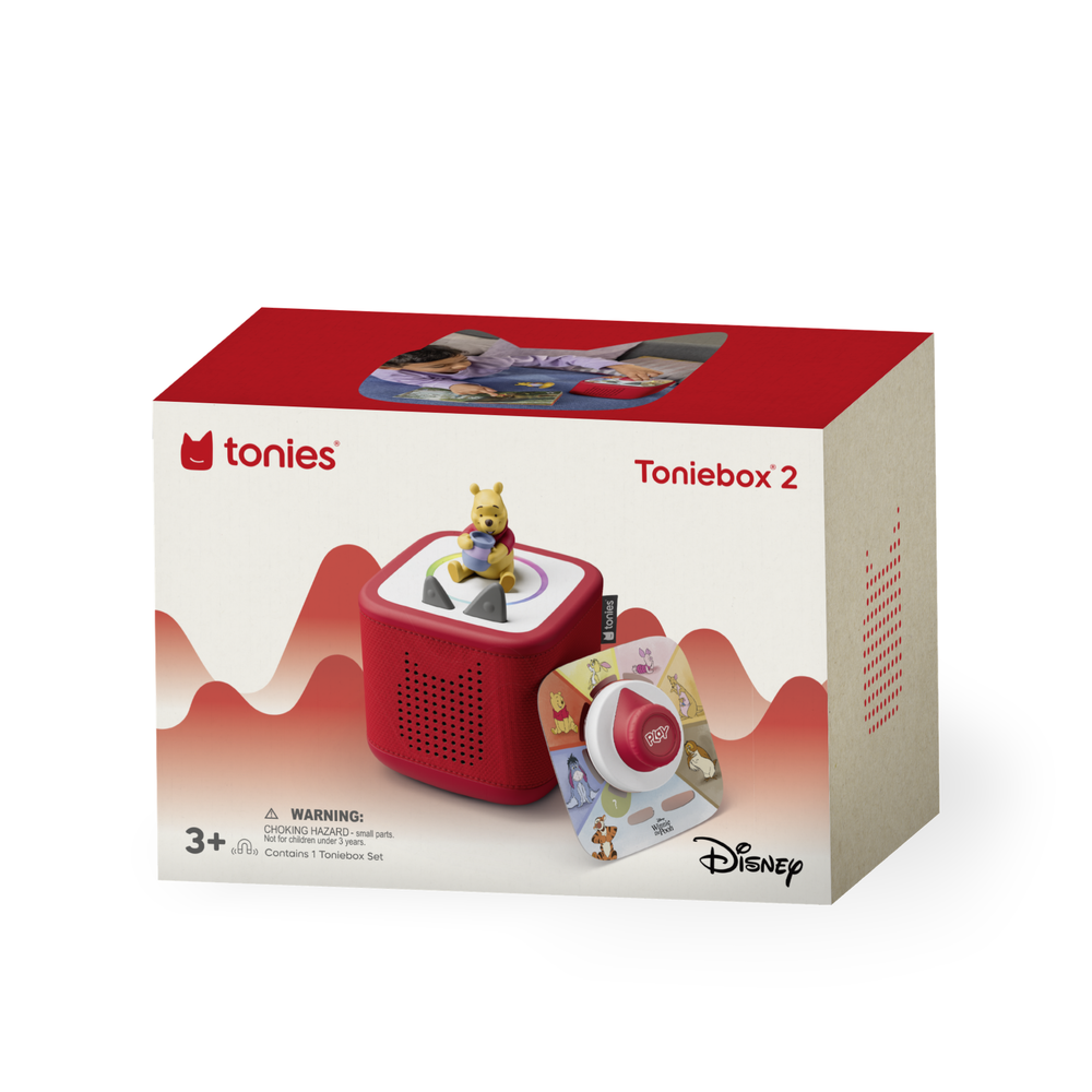Tonies Disney Winnie the Pooh Toniebox 2 Play Set - Sunset Red - Image 11