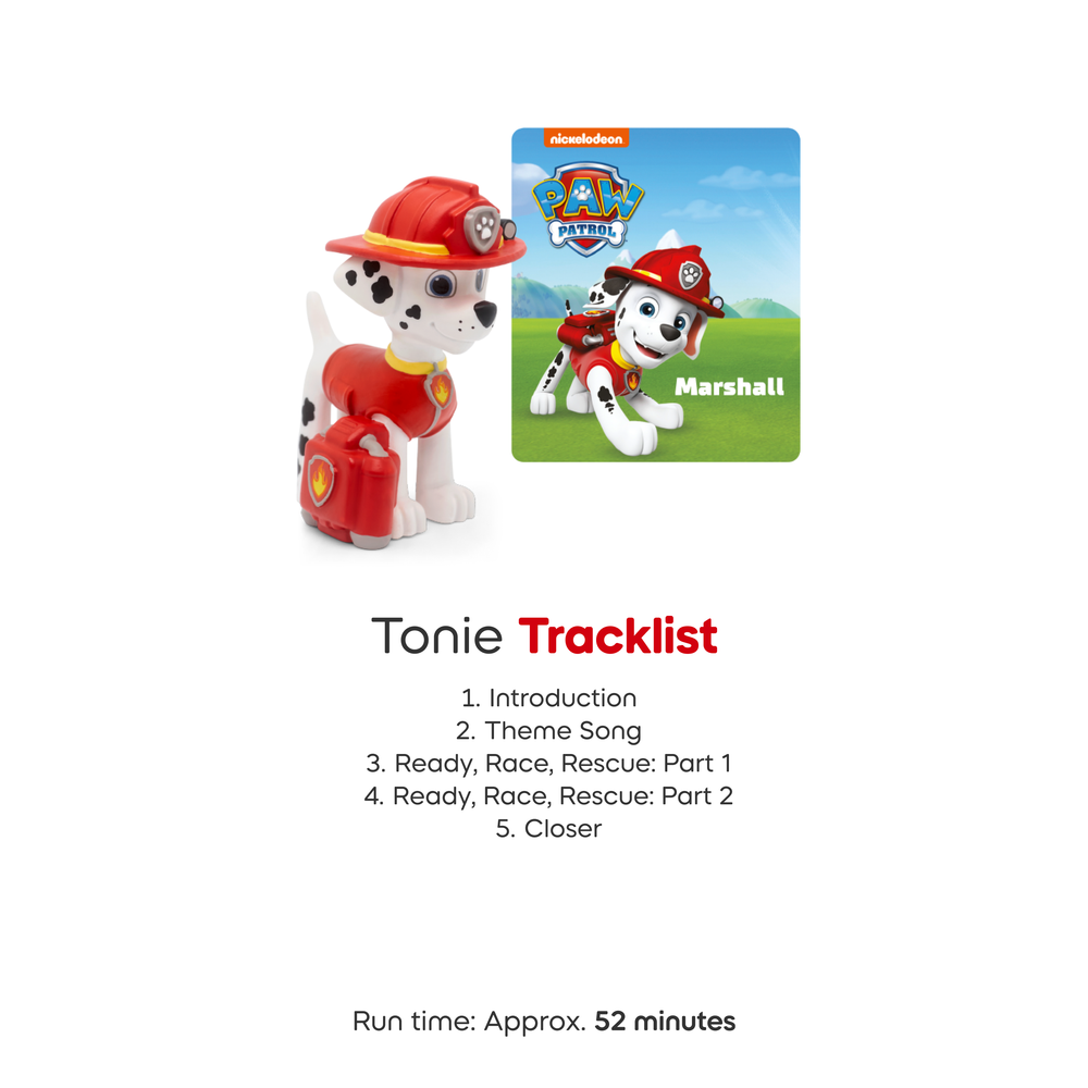Tonies PAW Patrol Toniebox 2 Bundle with Tonieplay Game, Sleeve and 4 Tonies - Sunset Red - Image 9