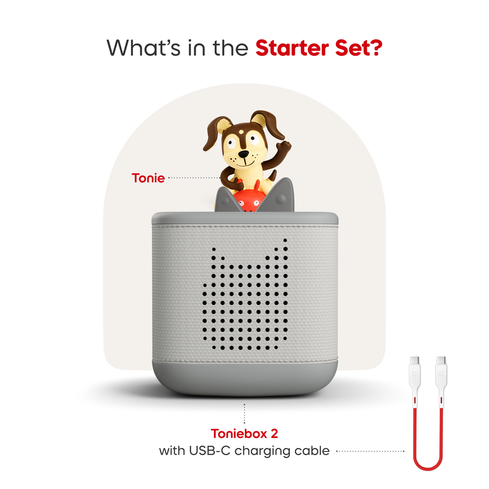 Tonies Playtime Puppy Toniebox 2 Starter Set - Moon Gray - Image 3