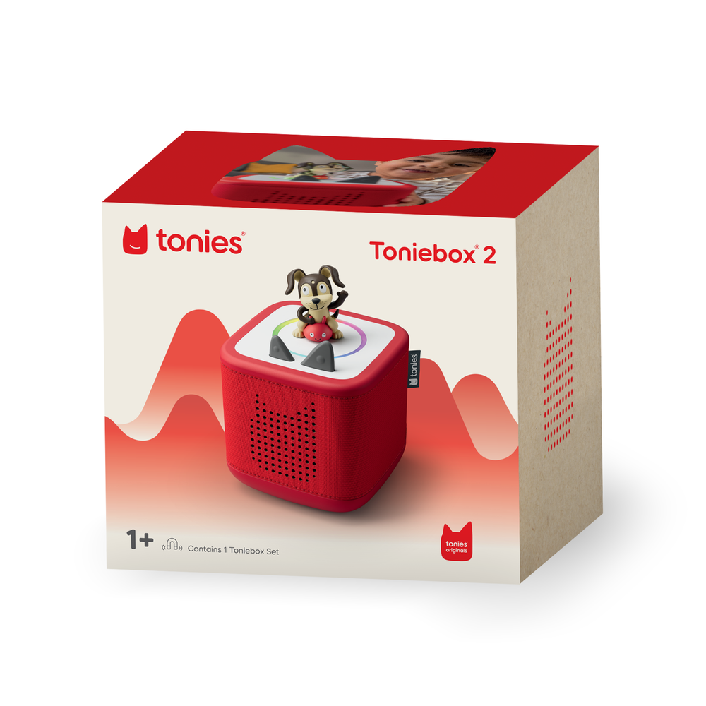 Tonies Playtime Puppy Toniebox 2 Starter Set - Sunset Red - Image 8