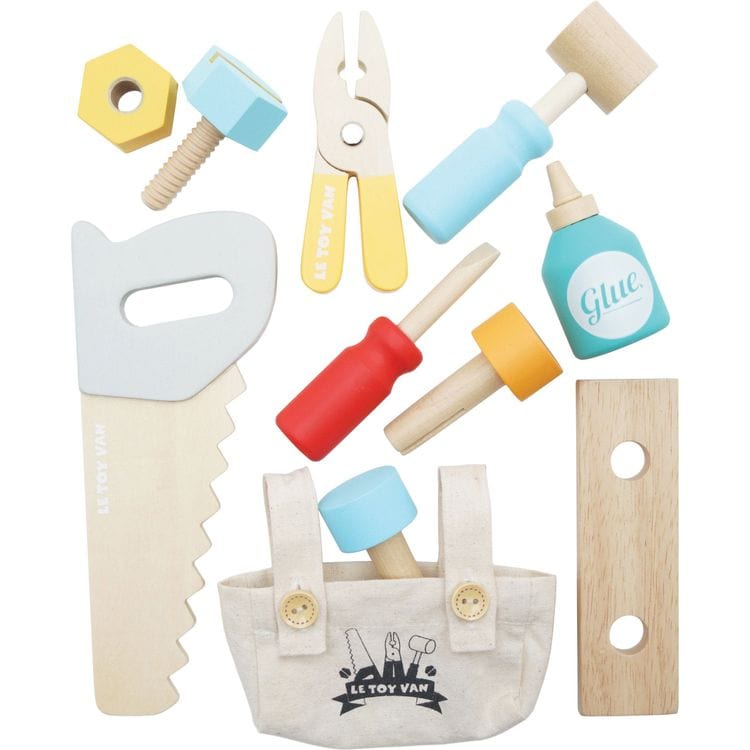 Alternative view of Tool Box & Wooden Tools with 11 Accessories
