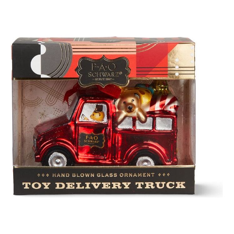 Toy Delivery Truck Glass Ornament - Image 7
