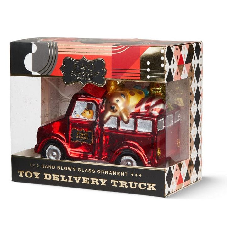 Toy Delivery Truck Glass Ornament - Image 6