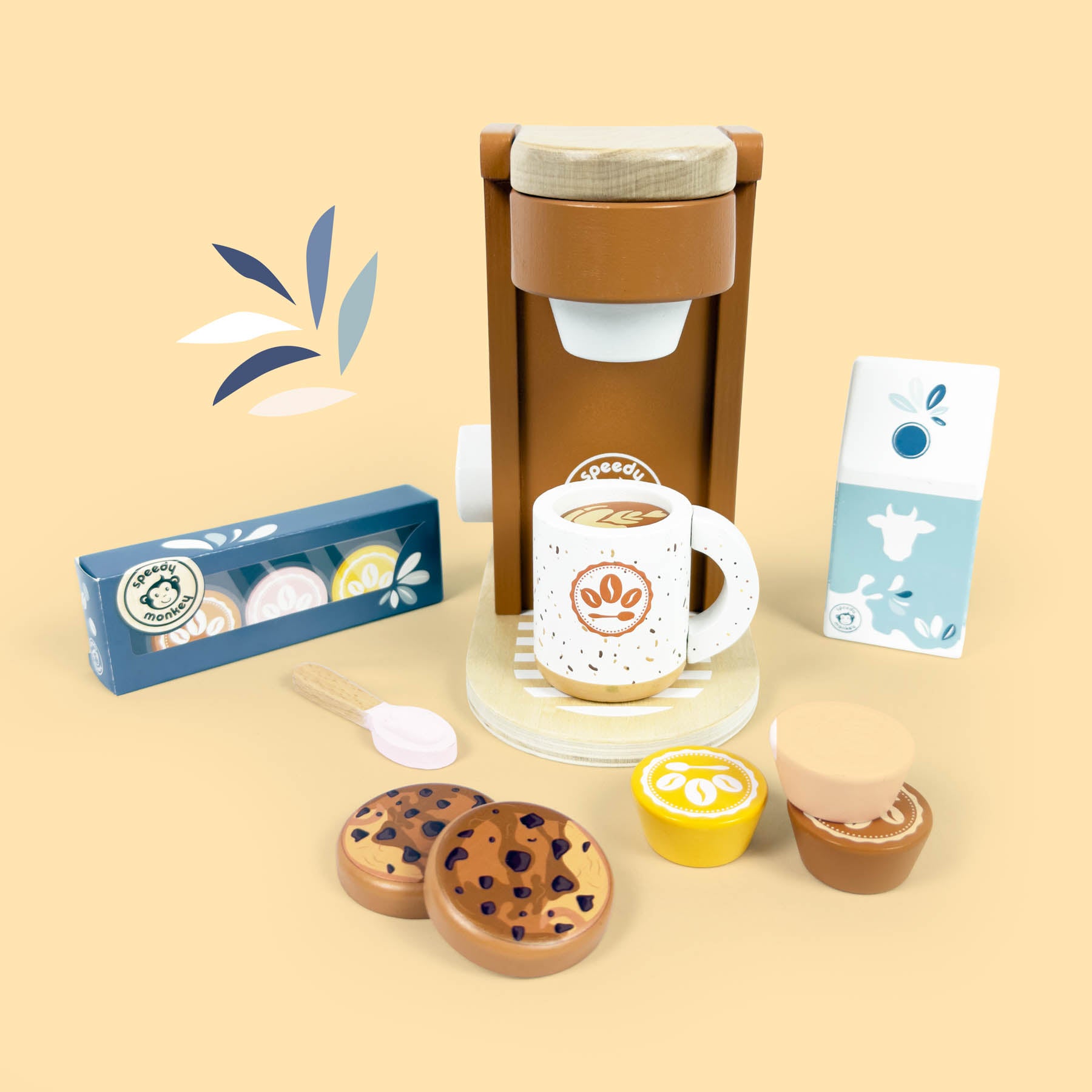 Alternative view of Toy Wood Coffee Machine