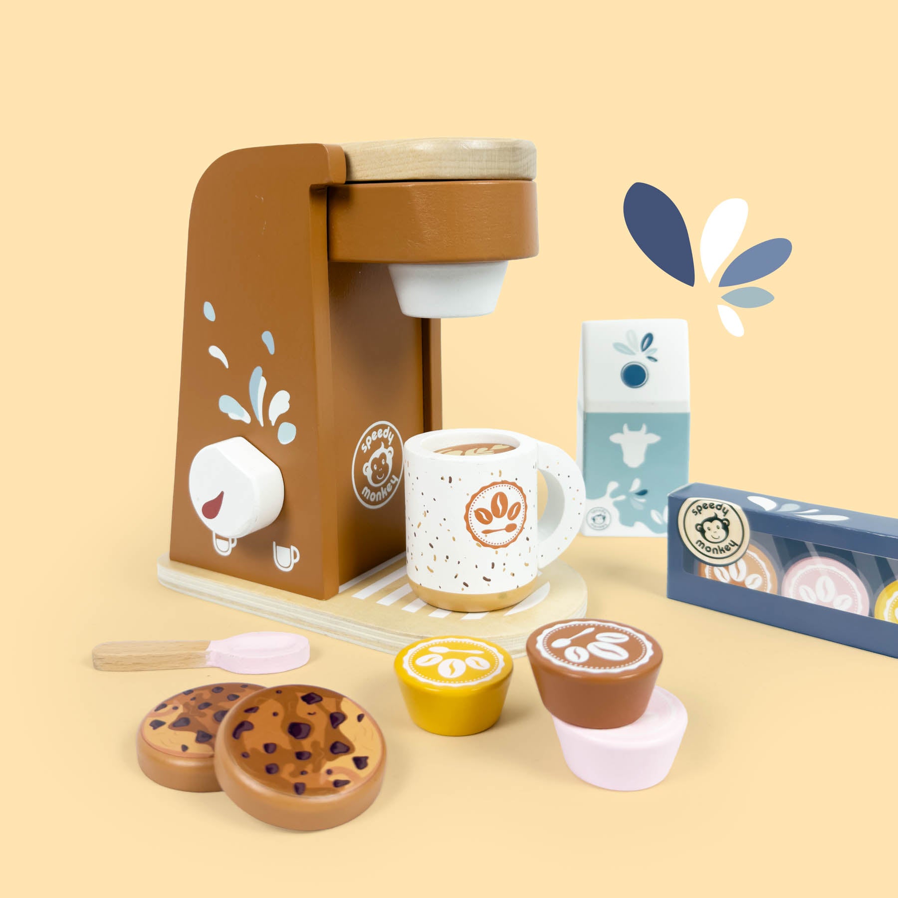 Toy Wood Coffee Machine - Image 3