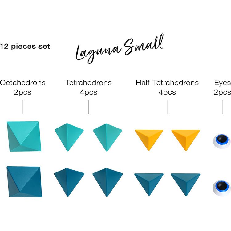 Alternative view of Trido Laguna Small Magnet Building Set - 12 Pieces