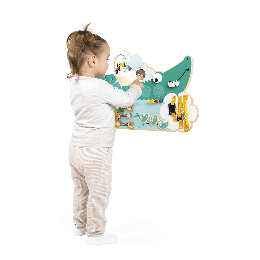 Alternative view of Tropik Crocodile Multi-Activity Busy Board