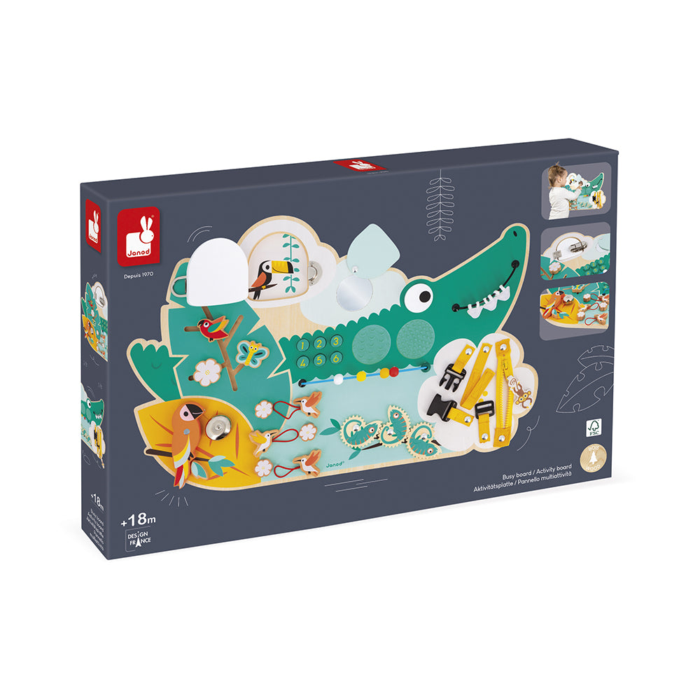 Tropik Crocodile Multi-Activity Busy Board - Image 7