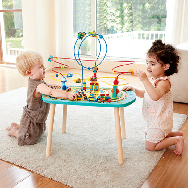 Alternative view of Twisting Railway Maze Table