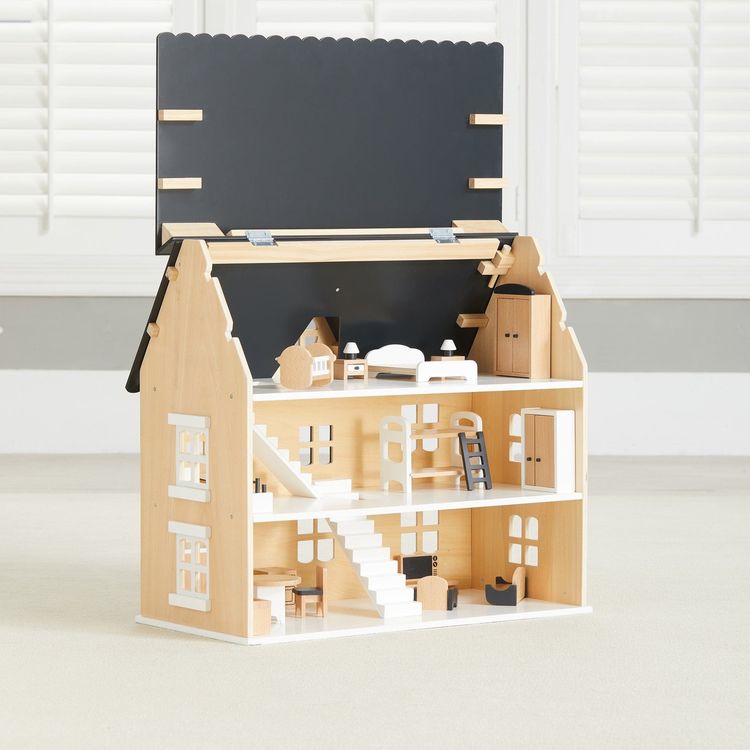Two-story Wooden Dollhouse - Image 5