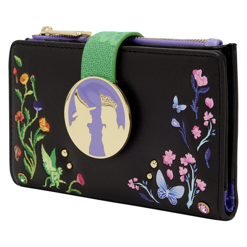 Alternative view of Wicked Glinda & Elphaba Floral & Lace Flap Wallet
