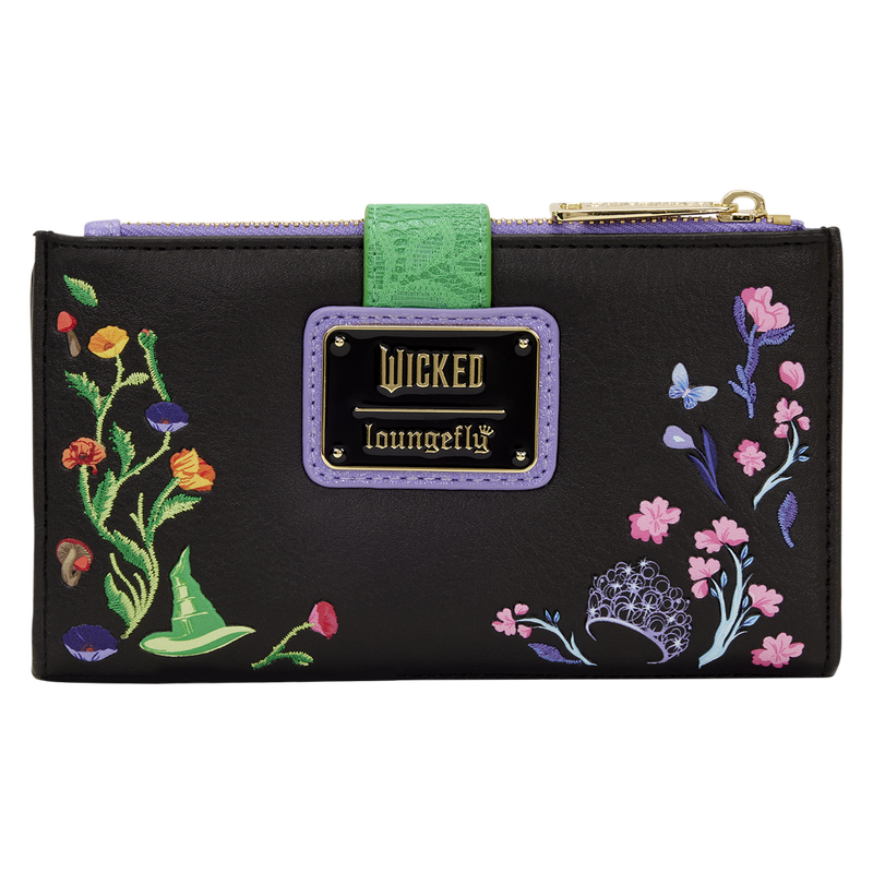 Wicked Glinda & Elphaba Floral & Lace Flap Wallet - Image 4
