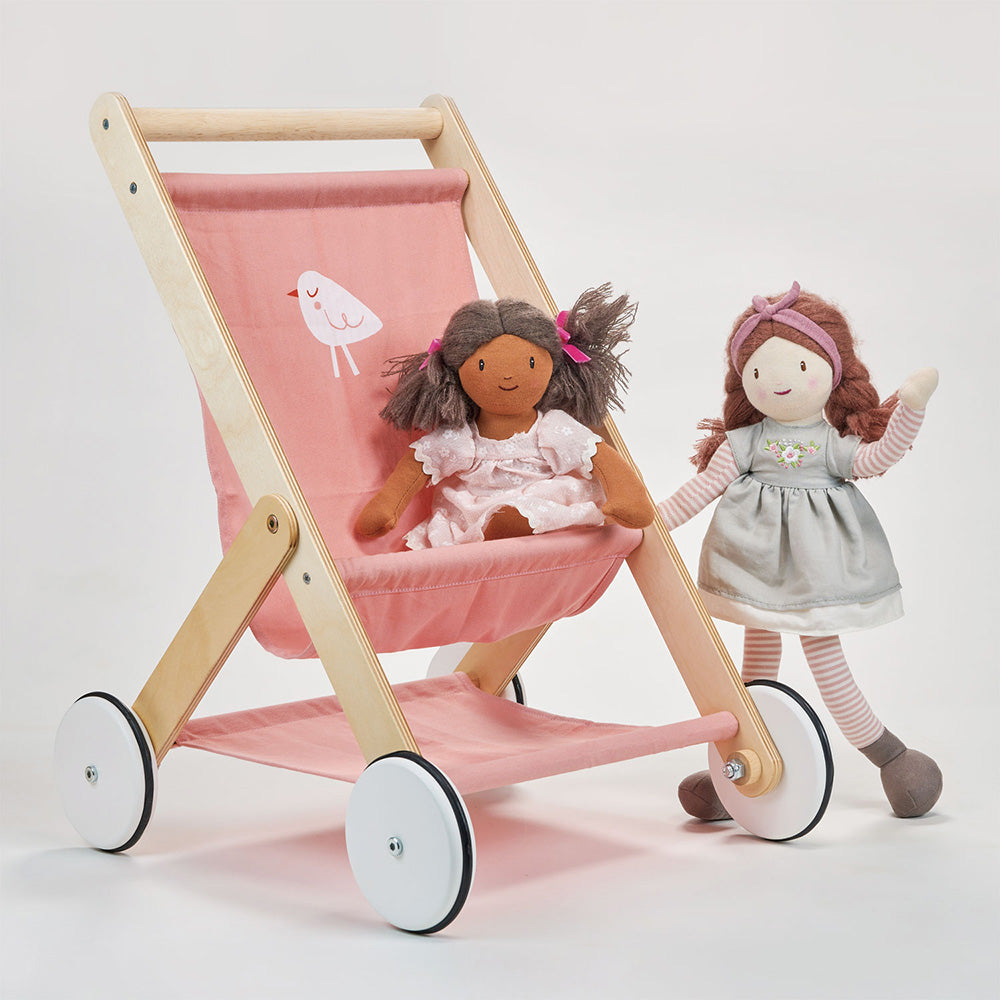 Wood Baby Doll Stroller - Image 3