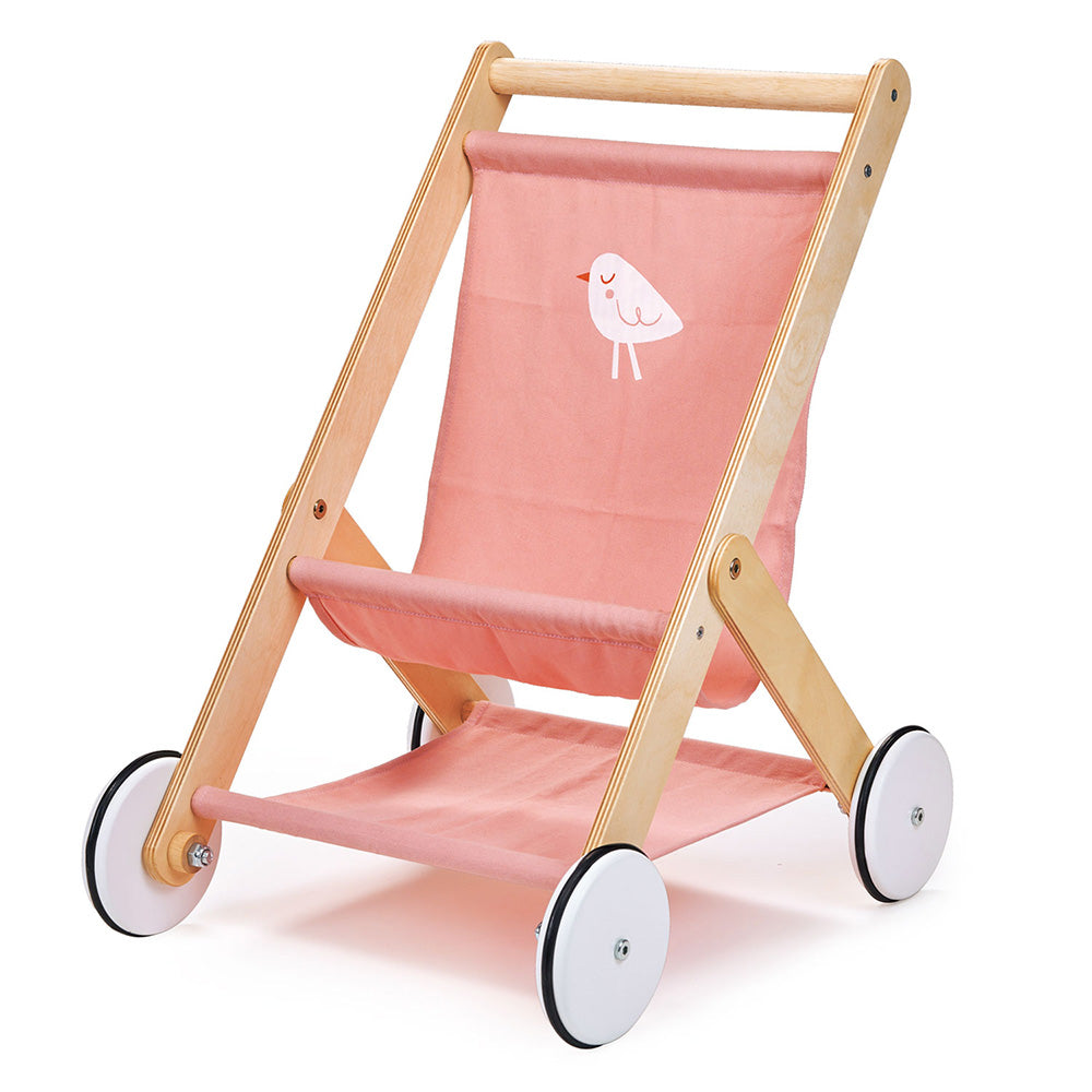 Wood Baby Doll Stroller - Image 4