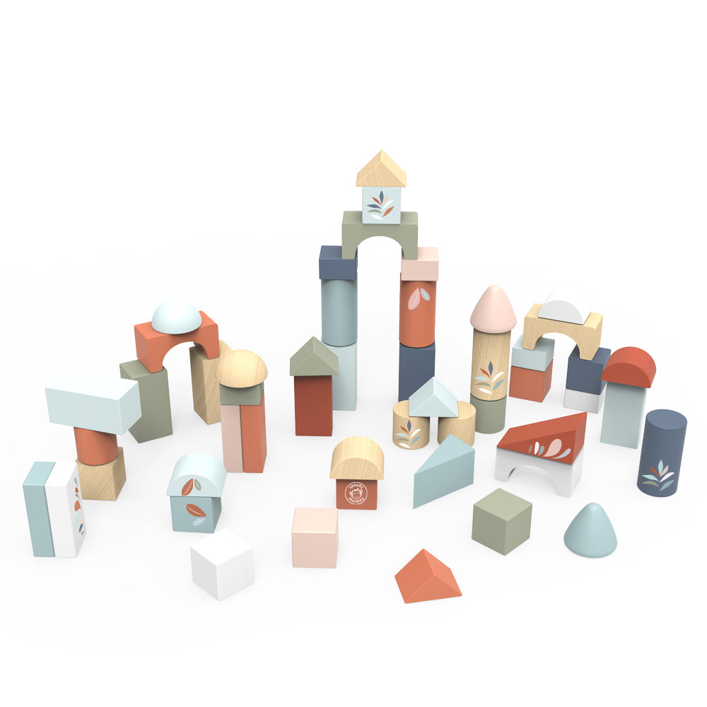Alternative view of Wood Building Blocks Set of 50