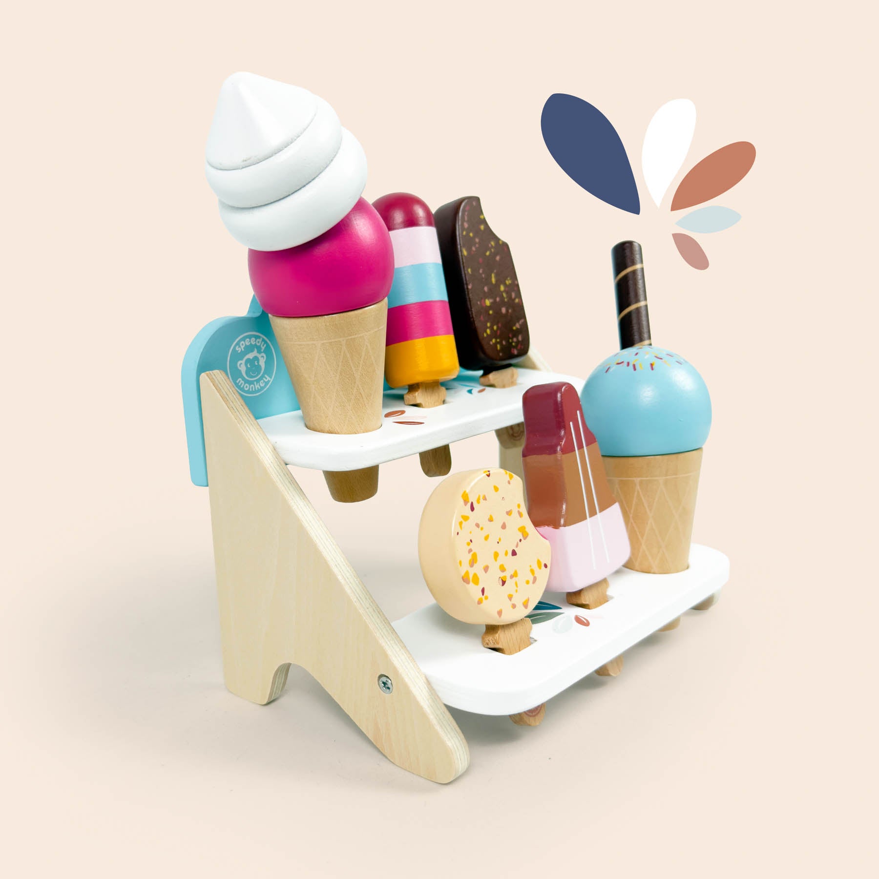 Alternative view of Wood Ice Cream Toy