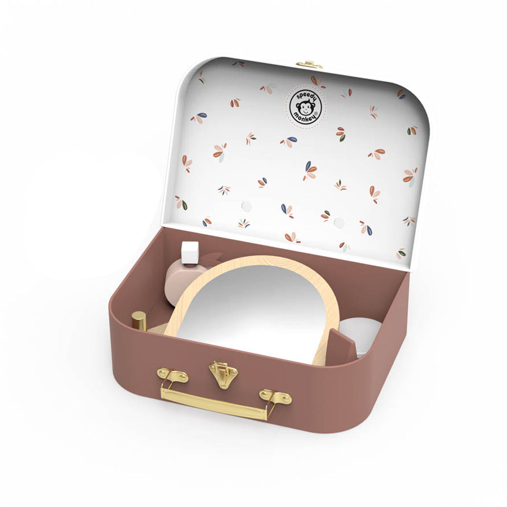 Wood Pretend Play Beauty Suitcase - Image 4