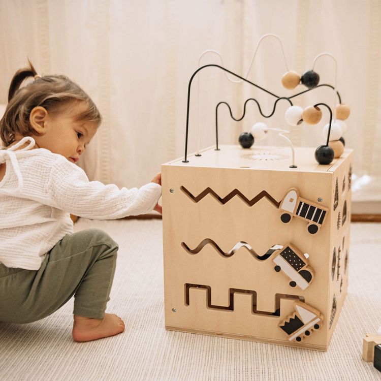 Wooden Activity Busy Box - Image 5