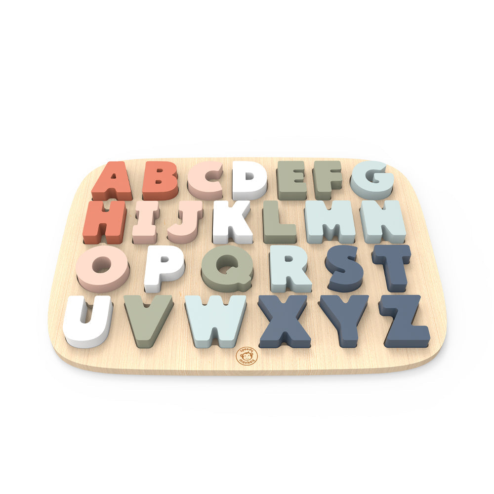 Alternative view of Wooden Alphabet Puzzle