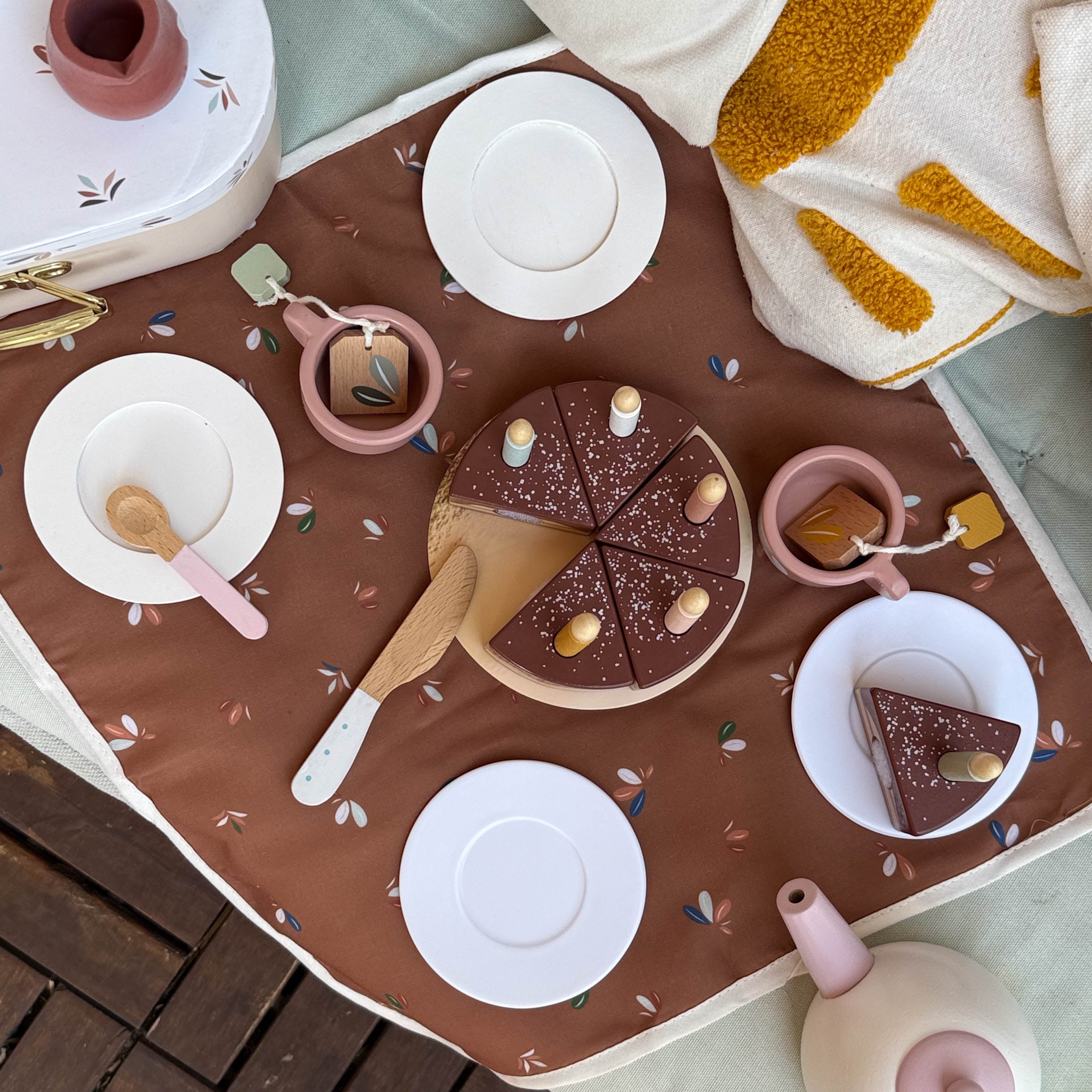 Alternative view of Wooden Birthday Tea Set