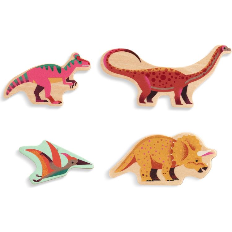 Alternative view of Wooden Dinosaur Puzzle