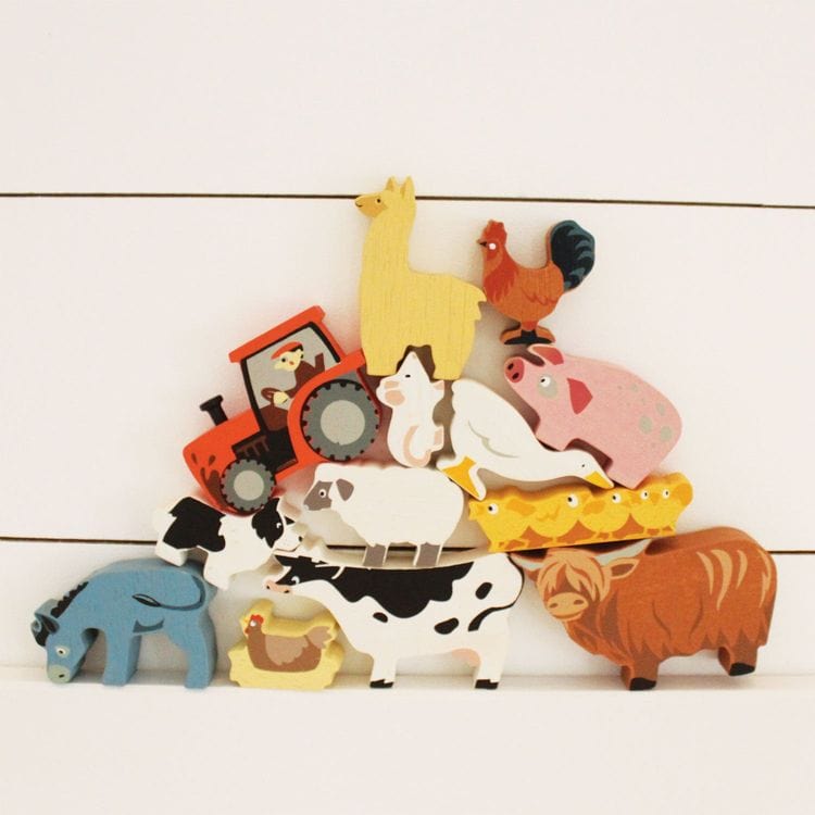 Wooden Farmyard Animals - Image 3