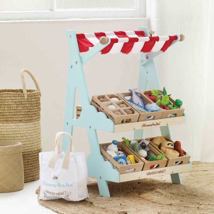 Alternative view of Wooden Market Stall & Fruit Play Food Crate