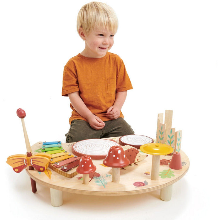 Alternative view of Wooden Musical Table Activity Toy