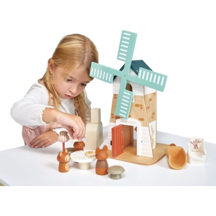 Alternative view of Wooden Penny Windmill