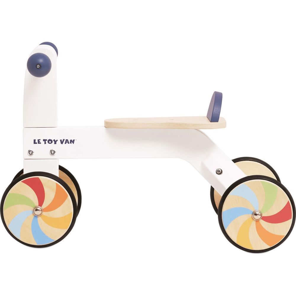Wooden Rainbow Ride-On Trike - Image 5