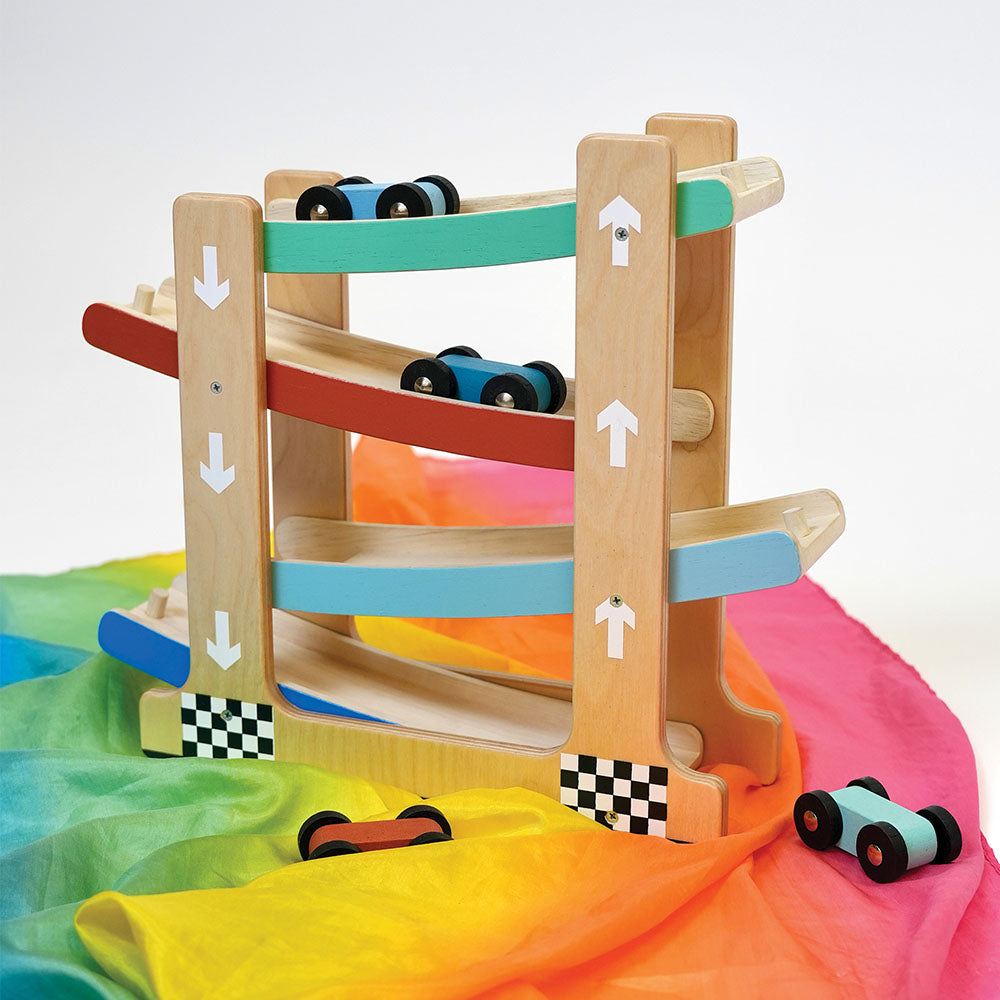 Wooden Ramp Racer Toy - Image 3