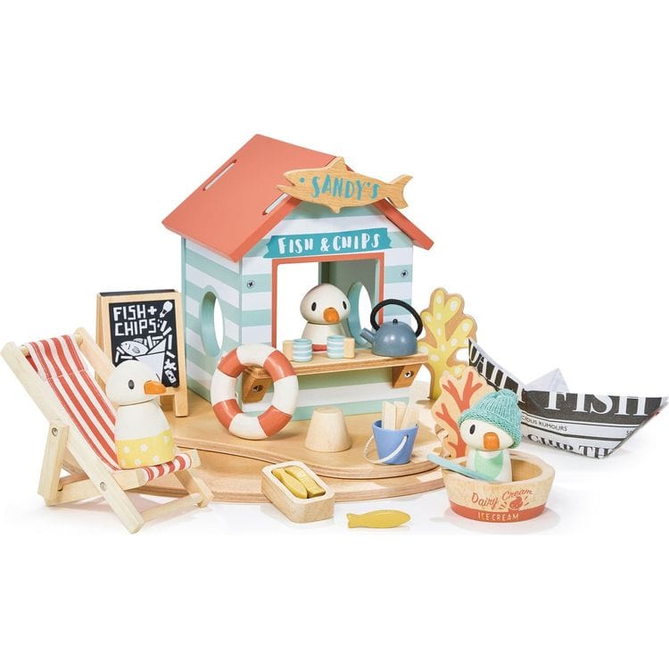 Wooden Sandy's Beach Hut