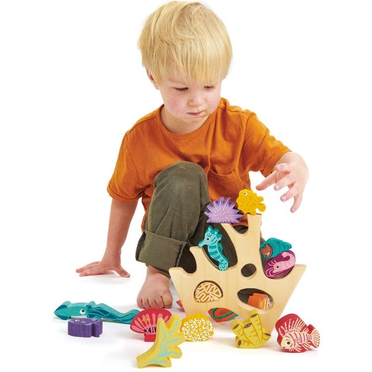 Alternative view of Wooden Stacking Coral Reef