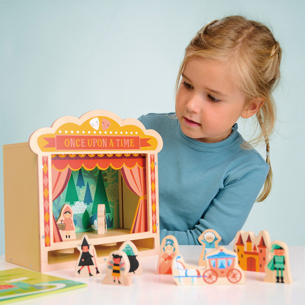 Alternative view of Wooden Tabletop Theatre