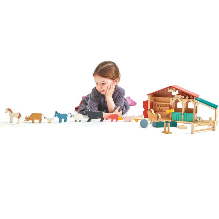 Wooden Tender Leaf Farm Playset - Image 7