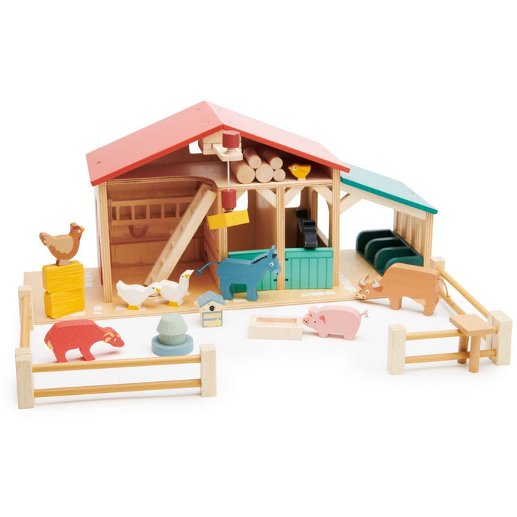 Alternative view of Wooden Tender Leaf Farm Playset