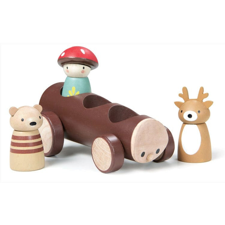 Wooden Timber Taxi Toy - Image 6