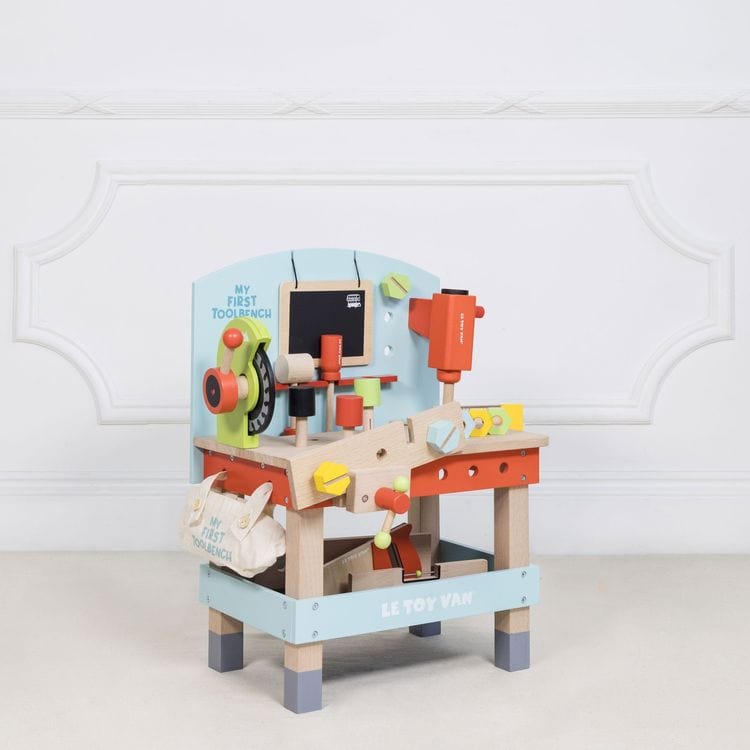 Wooden Tool Bench with 20 Accessories - Image 6