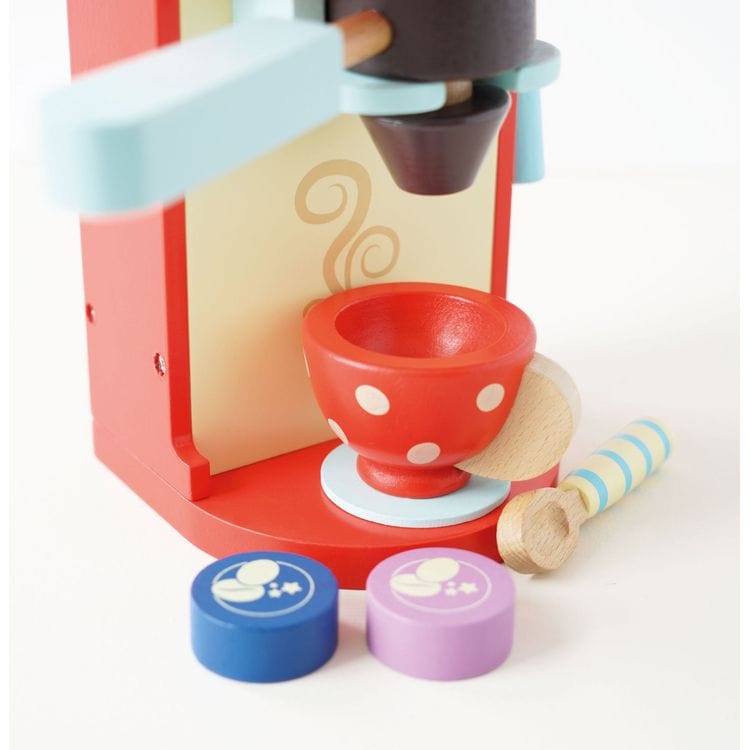 Wooden Toy Coffee Machine & Pods - Image 6