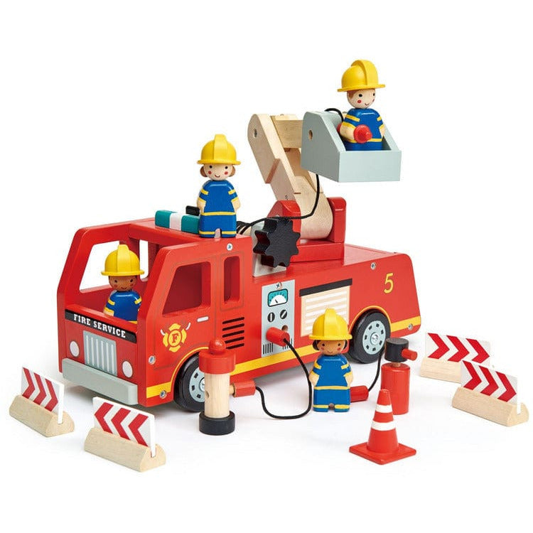 Wooden Toy Fire Engine Truck - Image 4