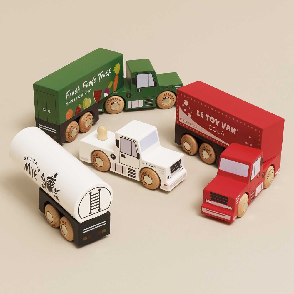 Wooden Trailer Truck Set - Image 3