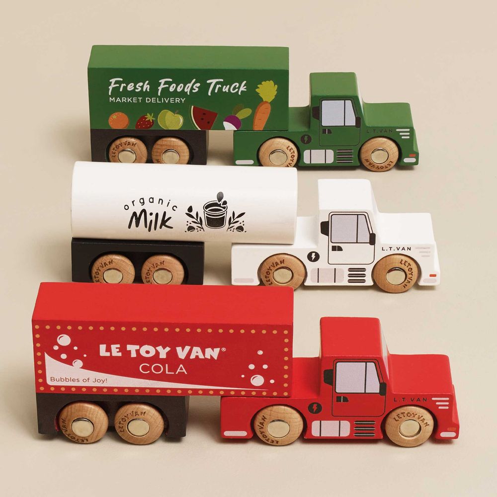 Wooden Trailer Truck Set - Image 4