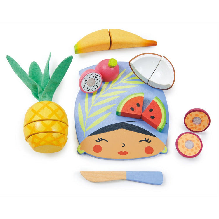 Wooden Tropical Fruit Chopping Board - Image 3