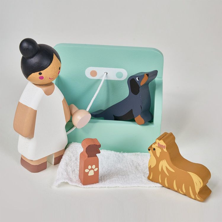Wooden Waggy Tails Dog Salon Set - Image 3