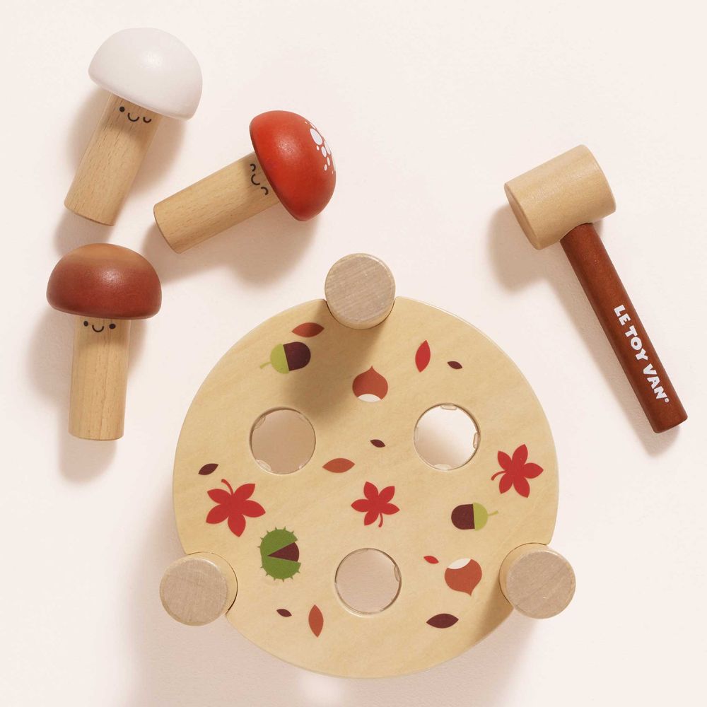 Woodland Mushroom Hammer Game - 5 Pieces - Image 3