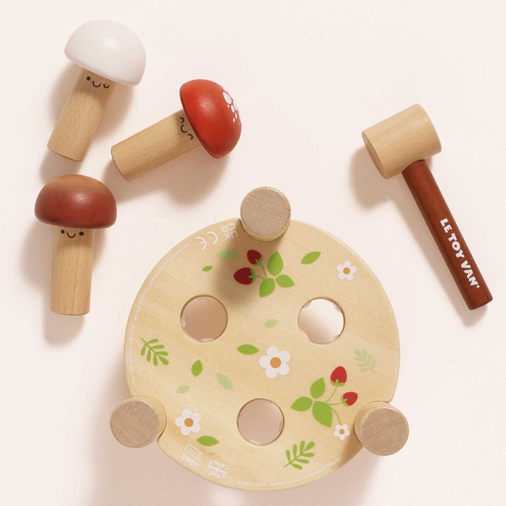 Woodland Mushroom Hammer Game - 5 Pieces - Image 5